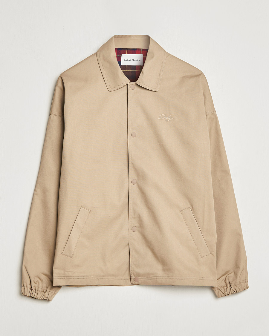 Homme | Manteaux Et Vestes | Drôle de Monsieur | Varsity Jacket Beige