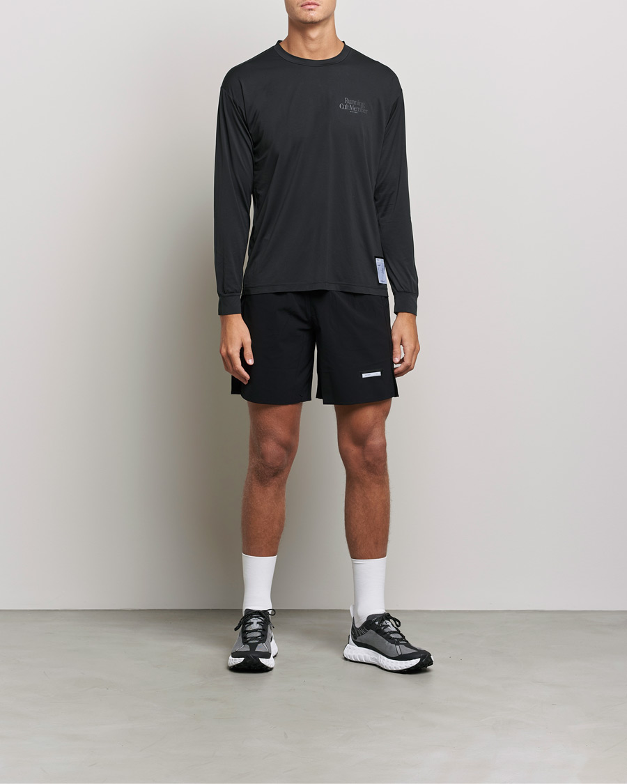 Homme | T-shirts | Satisfy | AuraLite Long Sleeve T-Shirt Black