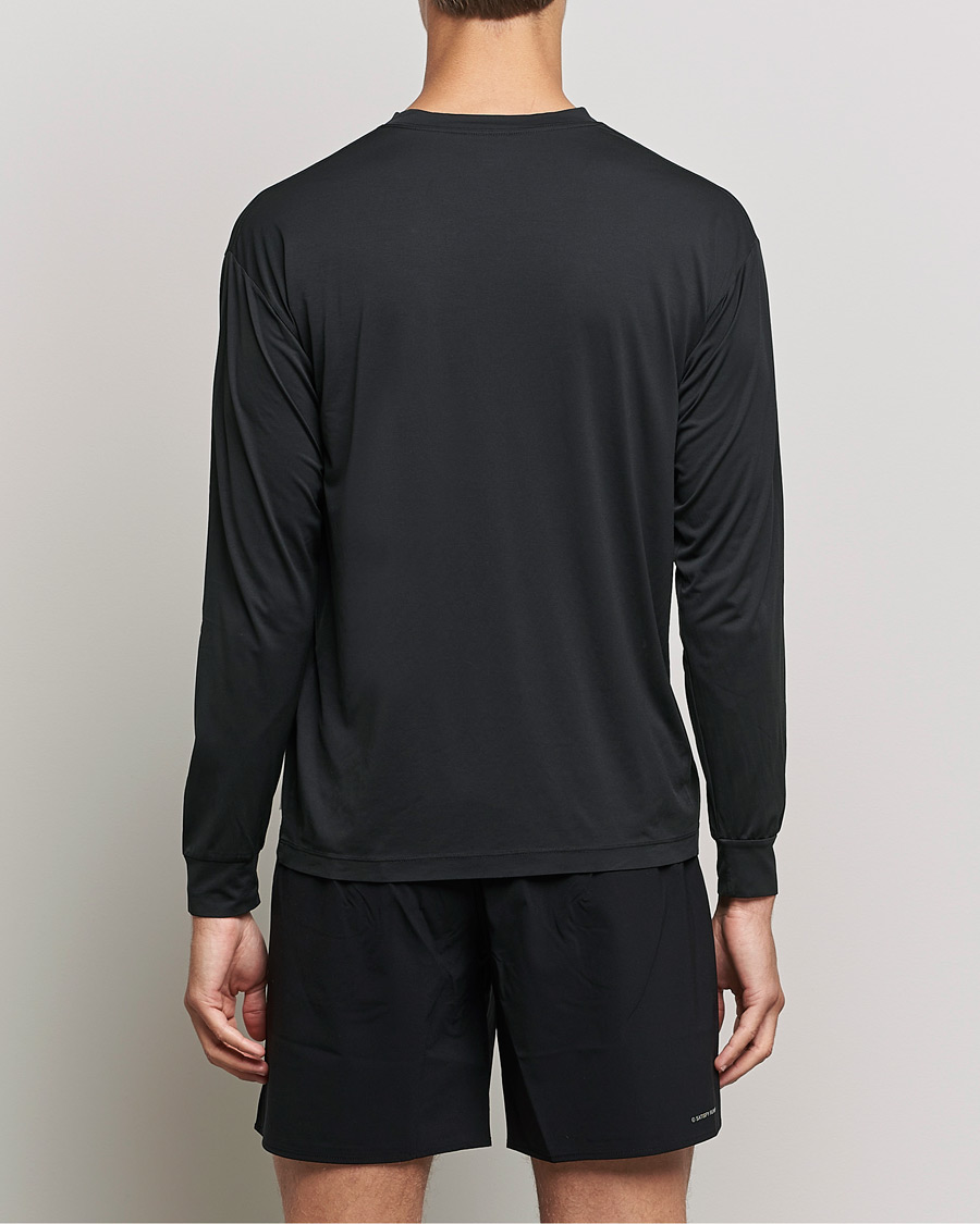 Homme | T-shirts | Satisfy | AuraLite Long Sleeve T-Shirt Black