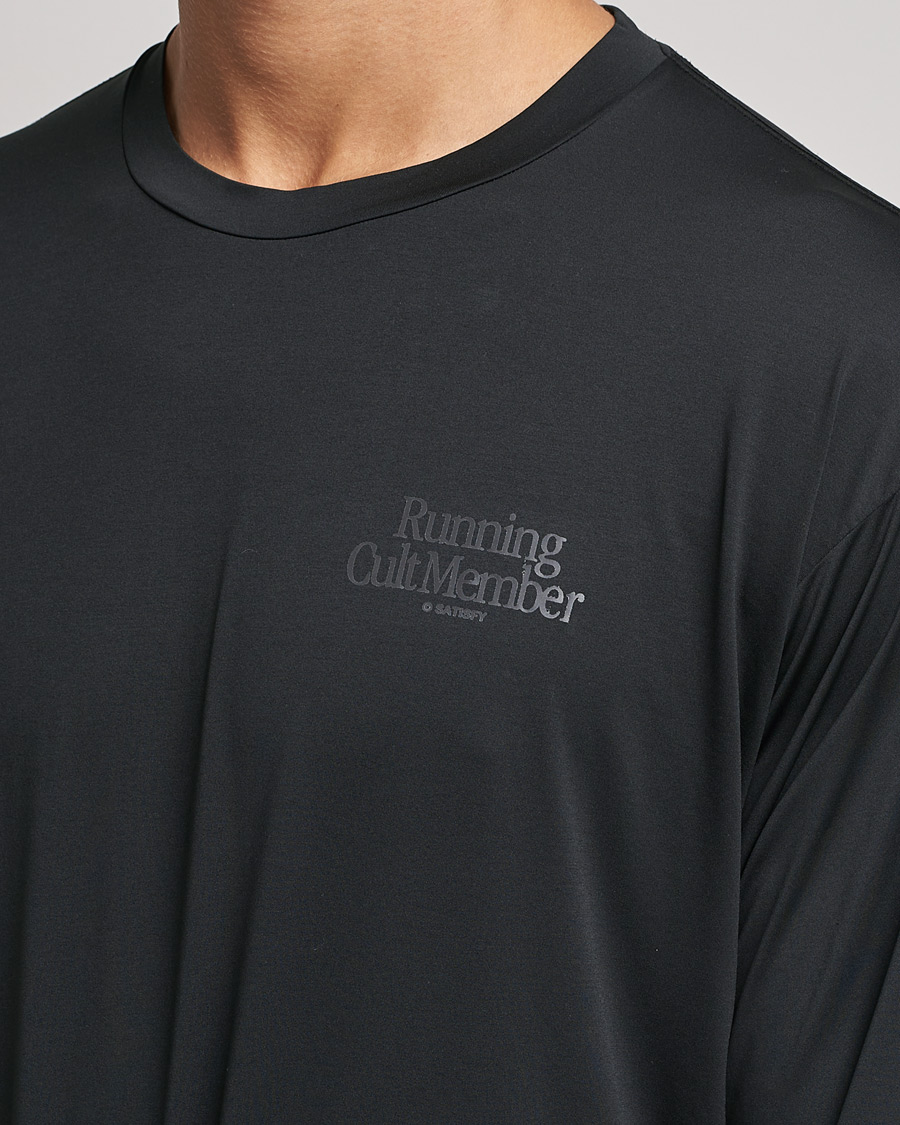 Homme | T-shirts | Satisfy | AuraLite Long Sleeve T-Shirt Black
