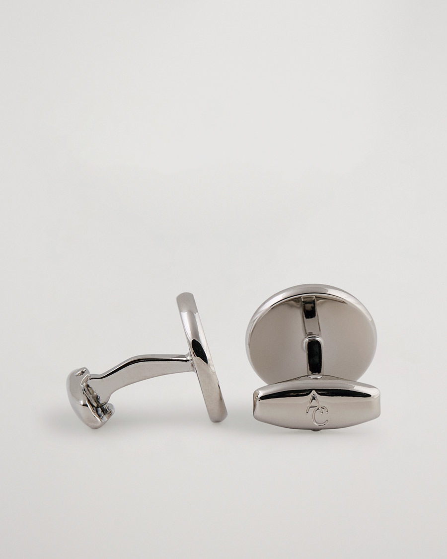 Homme | Boutons De Manchette | Amanda Christensen | Cufflink & Shirt Studs Set White/Silver