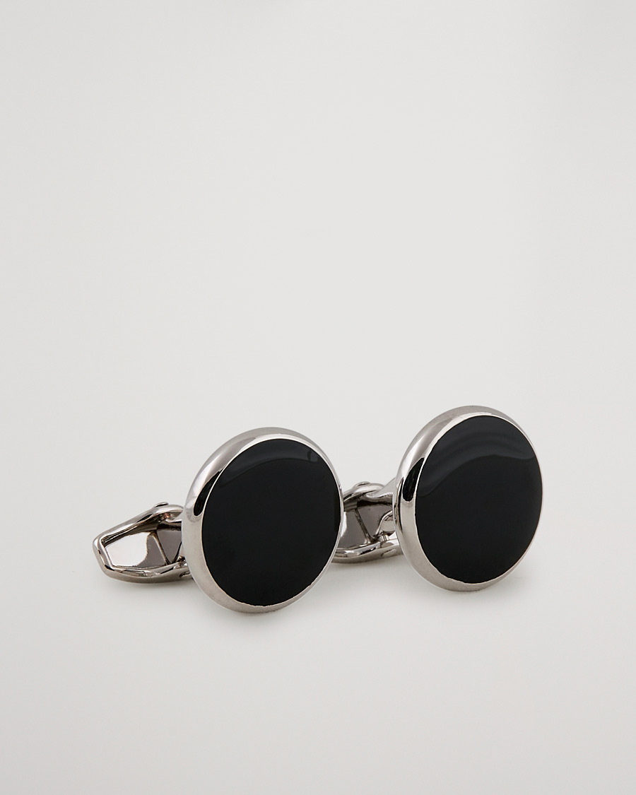 Homme | Boutons De Manchette | Amanda Christensen | Cufflink & Shirt Studs Set Black/Silver