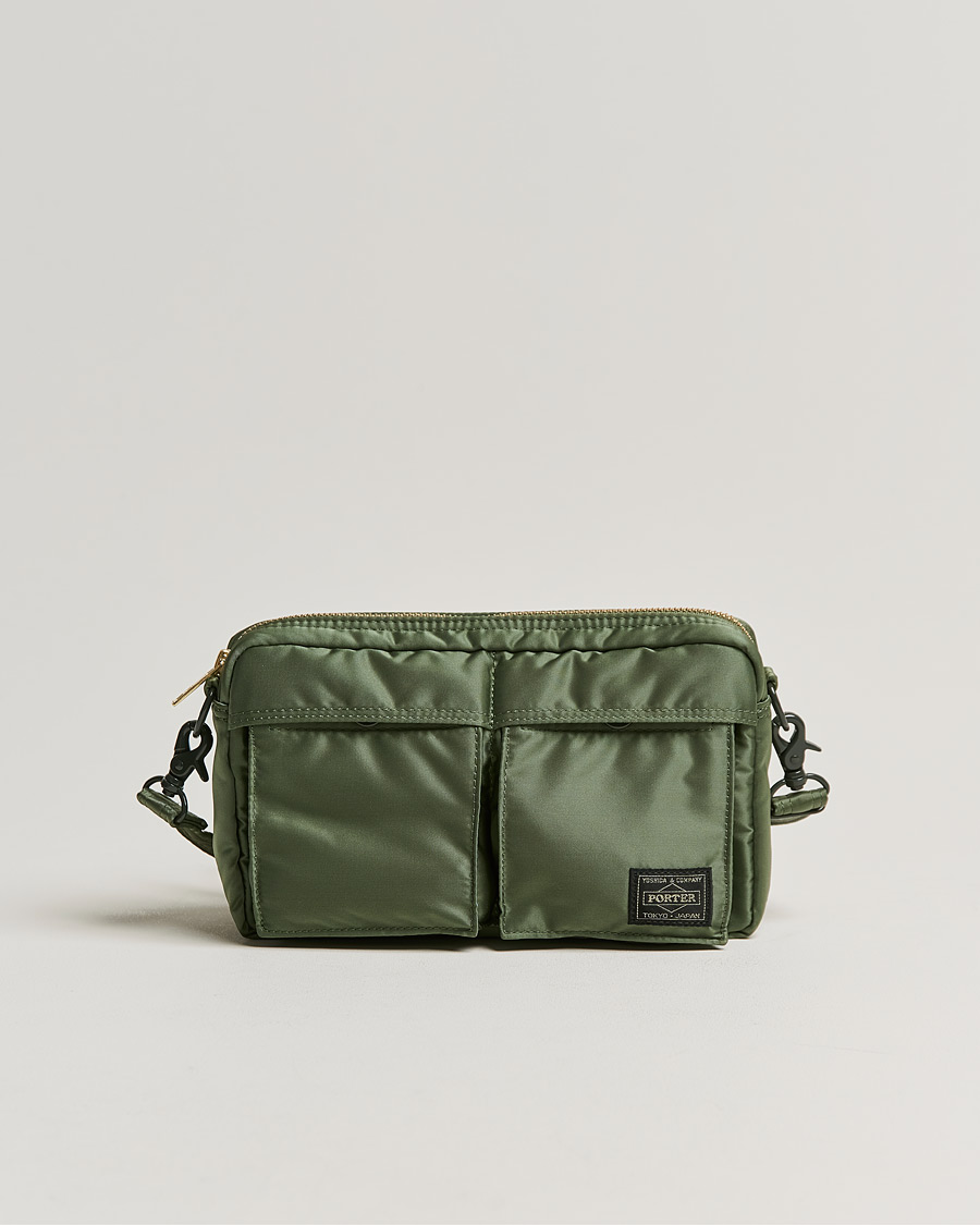 Homme | Porter-Yoshida & Co. Tanker Small Shoulder Bag Sage Green | Porter-Yoshida & Co. | Tanker Small Shoulder Bag Sage Green