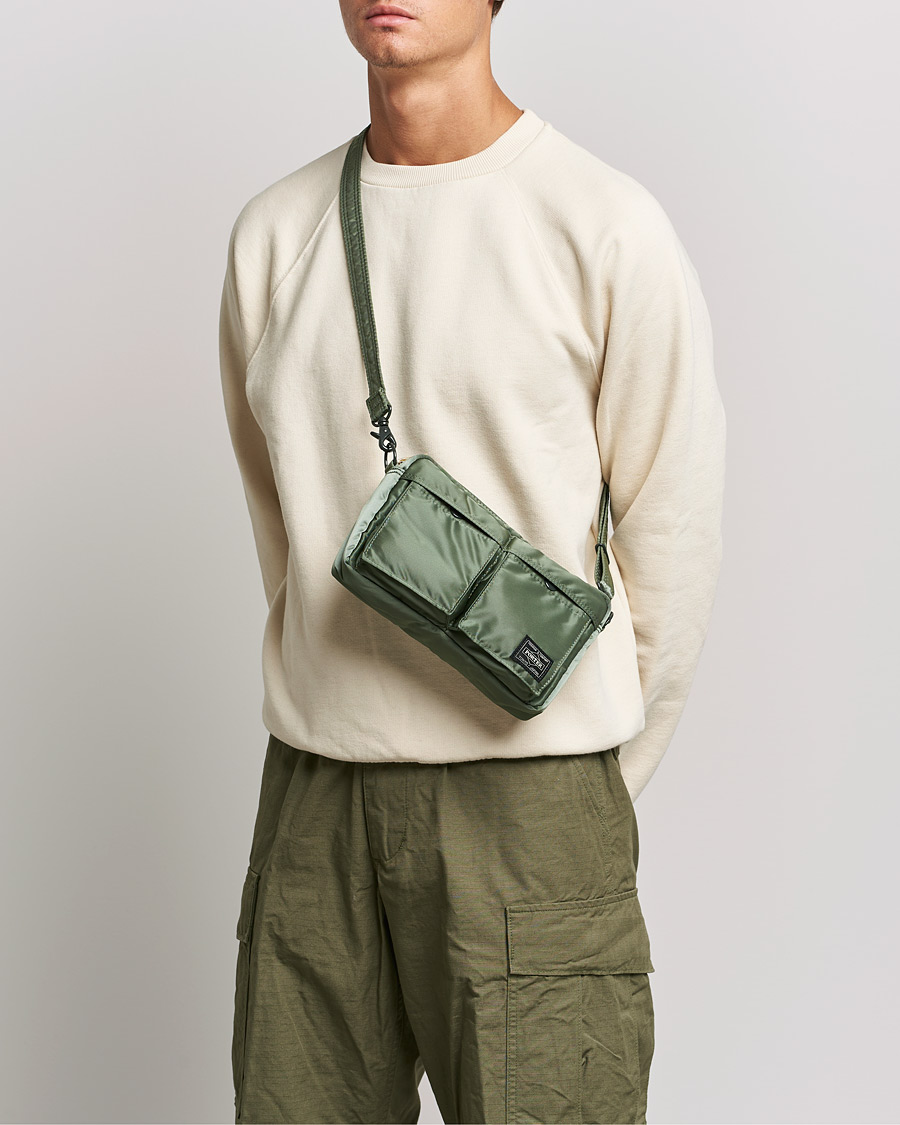 Homme | Accessoires | Porter-Yoshida & Co. | Tanker Small Shoulder Bag Sage Green