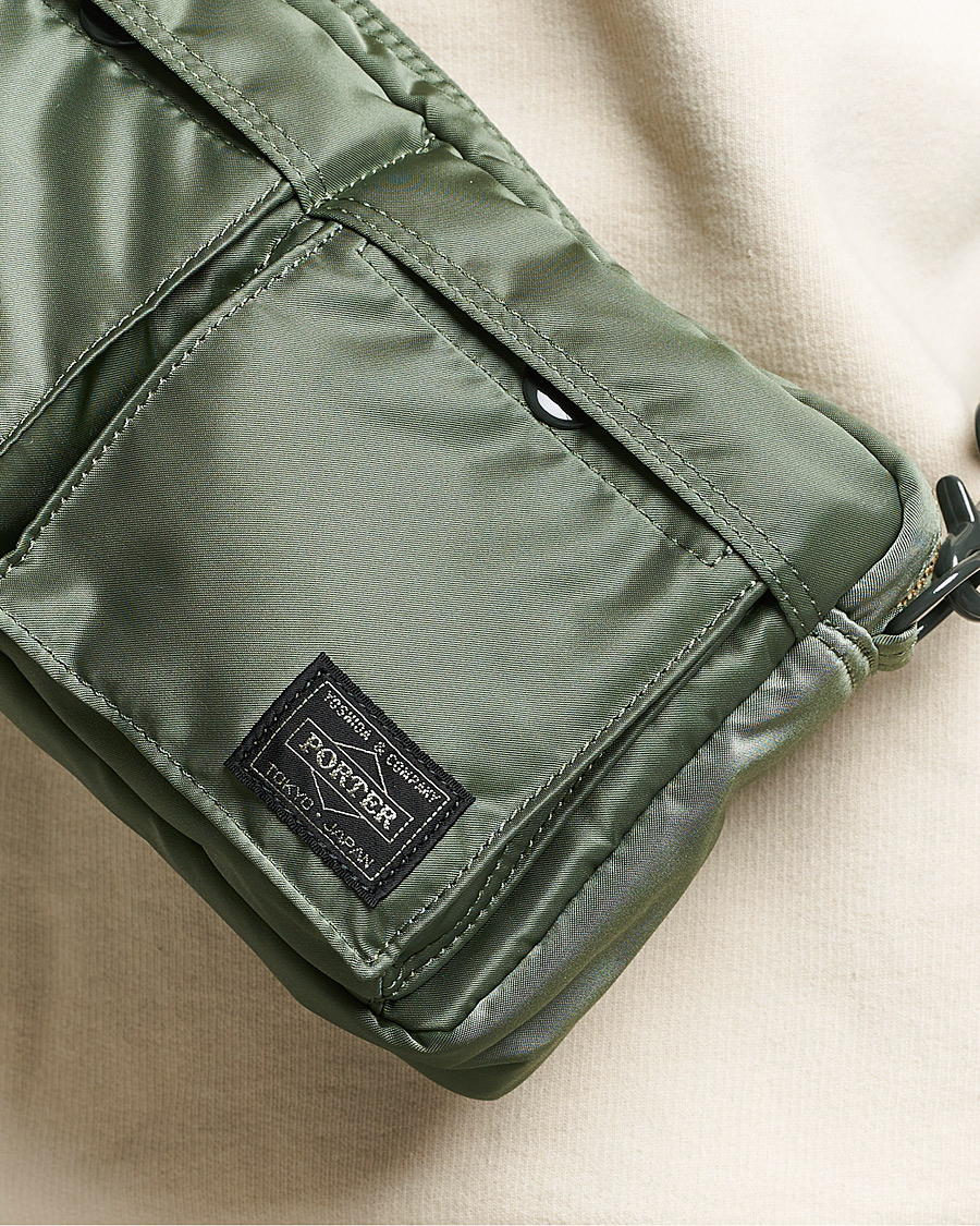 Homme | Porter-Yoshida & Co. Tanker Small Shoulder Bag Sage Green | Porter-Yoshida & Co. | Tanker Small Shoulder Bag Sage Green