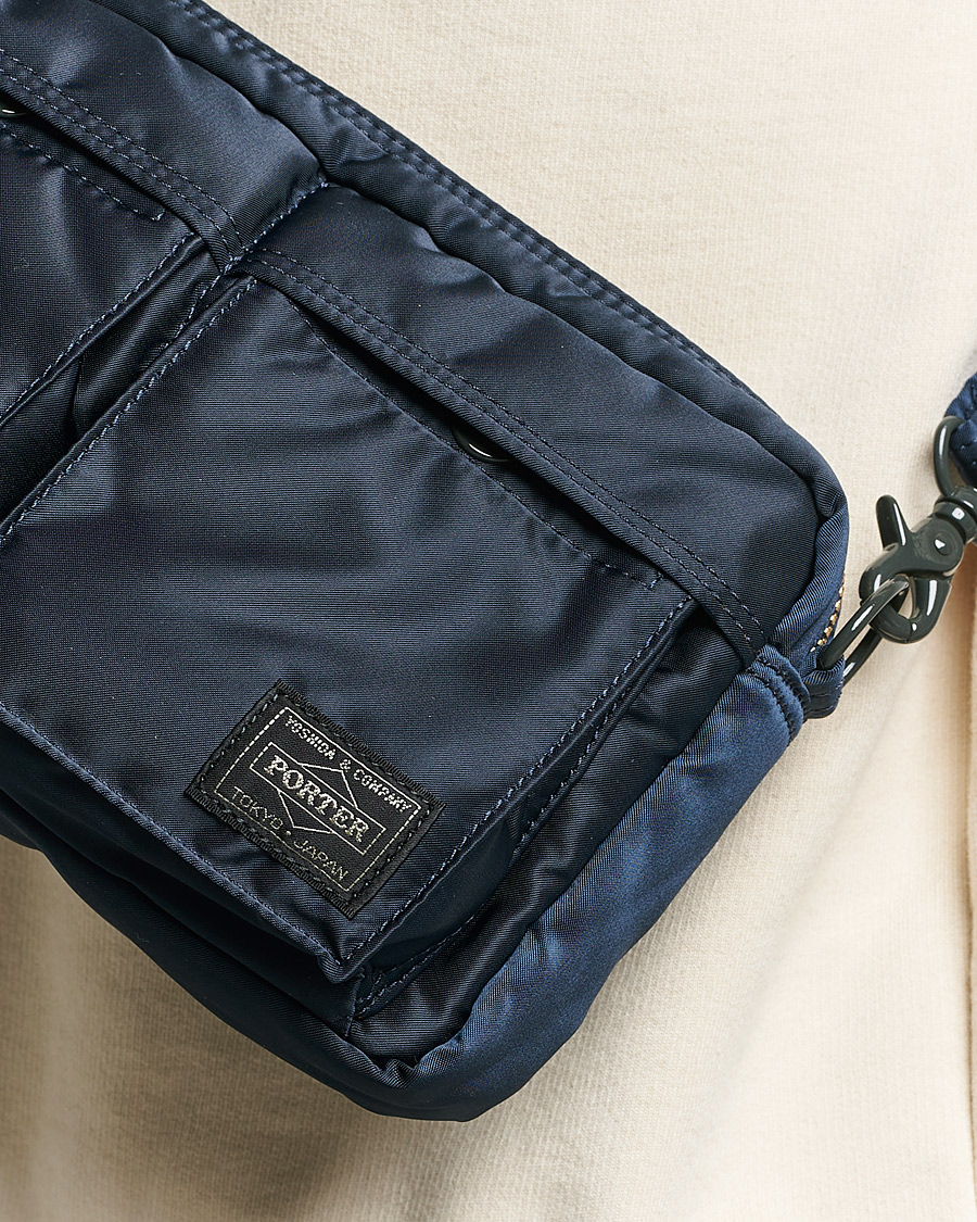 Homme | Porter-Yoshida & Co. Tanker Small Shoulder Bag Iron Blue | Porter-Yoshida & Co. | Tanker Small Shoulder Bag Iron Blue