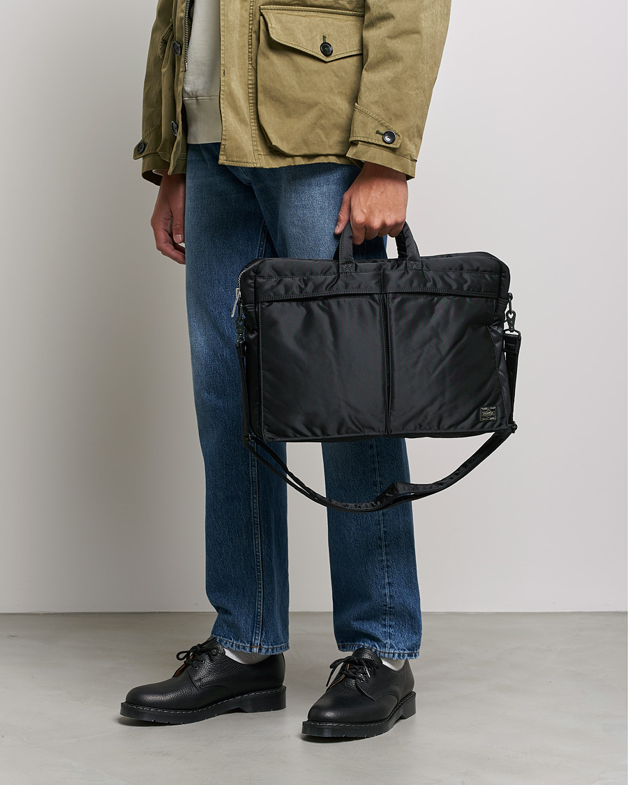 Homme | Porter-Yoshida & Co. Tanker 2Way Briefcase Black | Porter-Yoshida & Co. | Tanker 2Way Briefcase Black