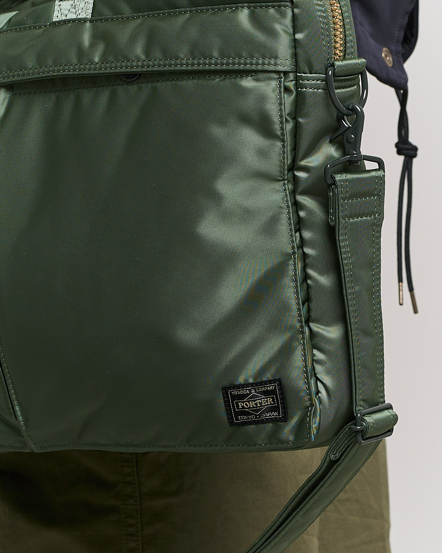 Homme | Porter-Yoshida & Co. Tanker 2Way Briefcase Sage Green | Porter-Yoshida & Co. | Tanker 2Way Briefcase Sage Green