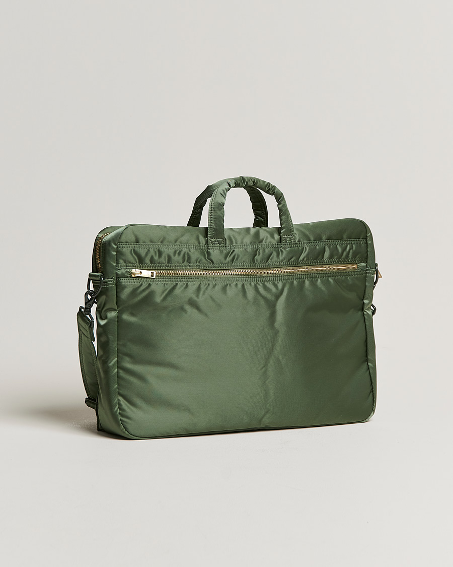 Homme | Porter-Yoshida & Co. Tanker 2Way Briefcase Sage Green | Porter-Yoshida & Co. | Tanker 2Way Briefcase Sage Green