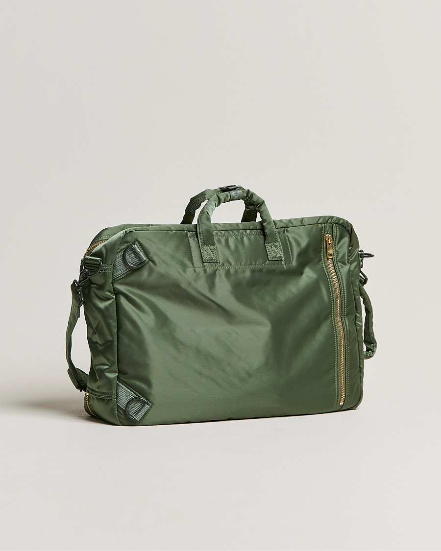 Homme | Porter-Yoshida & Co. Tanker 3Way Briefcase Sage Green | Porter-Yoshida & Co. | Tanker 3Way Briefcase Sage Green