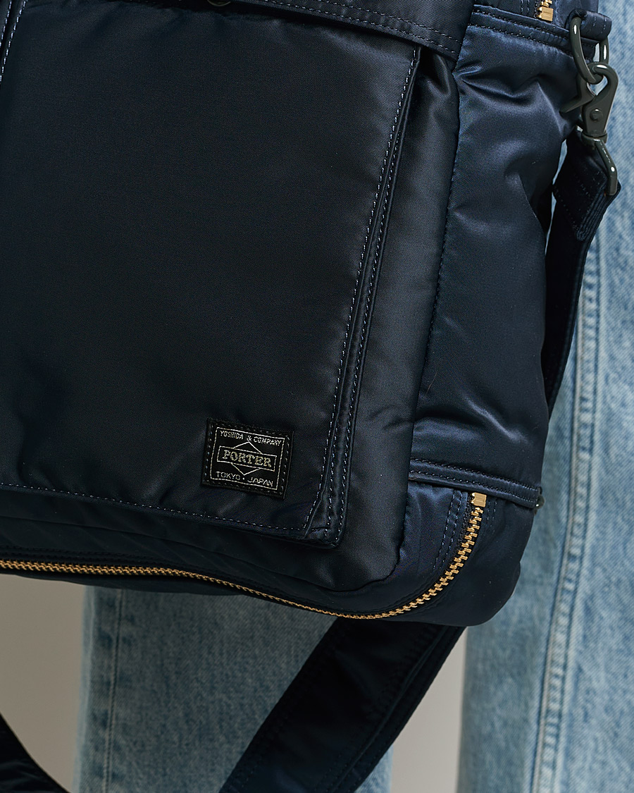 Homme | Porter-Yoshida & Co. Tanker 3Way Briefcase Iron Blue | Porter-Yoshida & Co. | Tanker 3Way Briefcase Iron Blue