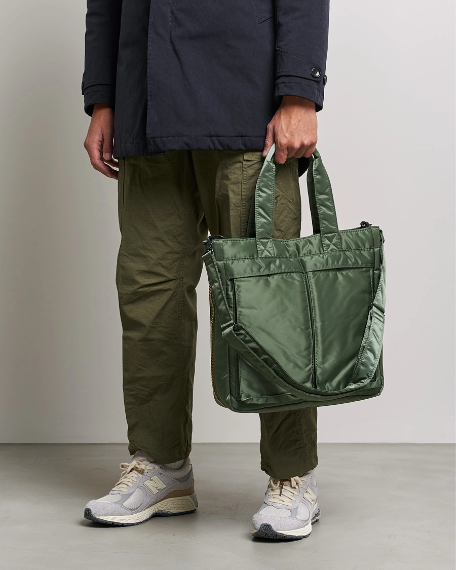 Homme | Accessoires | Porter-Yoshida & Co. | Tanker Tote Bag Sage Green