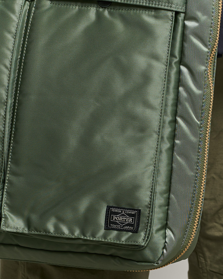 Homme | Porter-Yoshida & Co. Tanker Tote Bag Sage Green | Porter-Yoshida & Co. | Tanker Tote Bag Sage Green