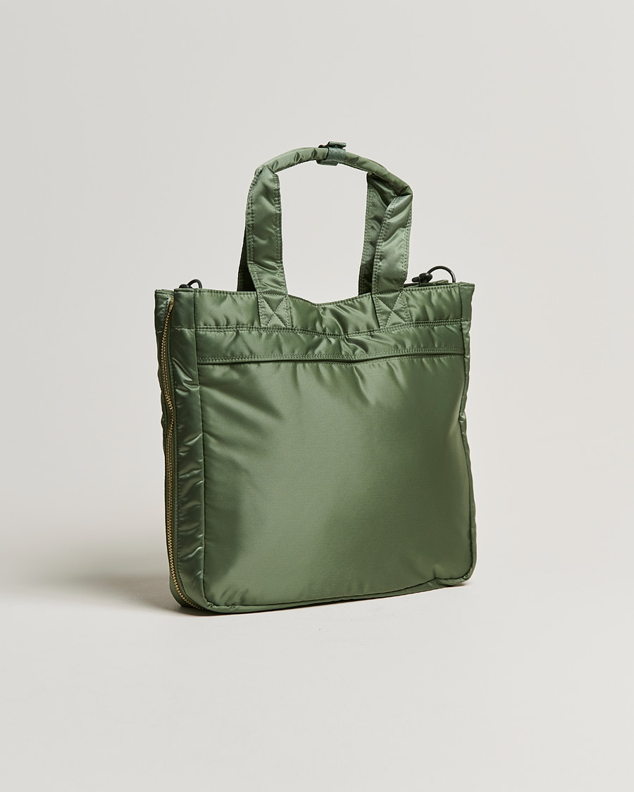 Homme | Porter-Yoshida & Co. Tanker Tote Bag Sage Green | Porter-Yoshida & Co. | Tanker Tote Bag Sage Green