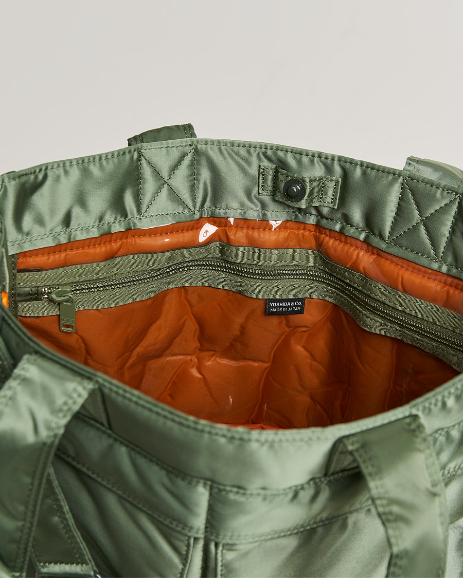 Homme | Porter-Yoshida & Co. Tanker Tote Bag Sage Green | Porter-Yoshida & Co. | Tanker Tote Bag Sage Green