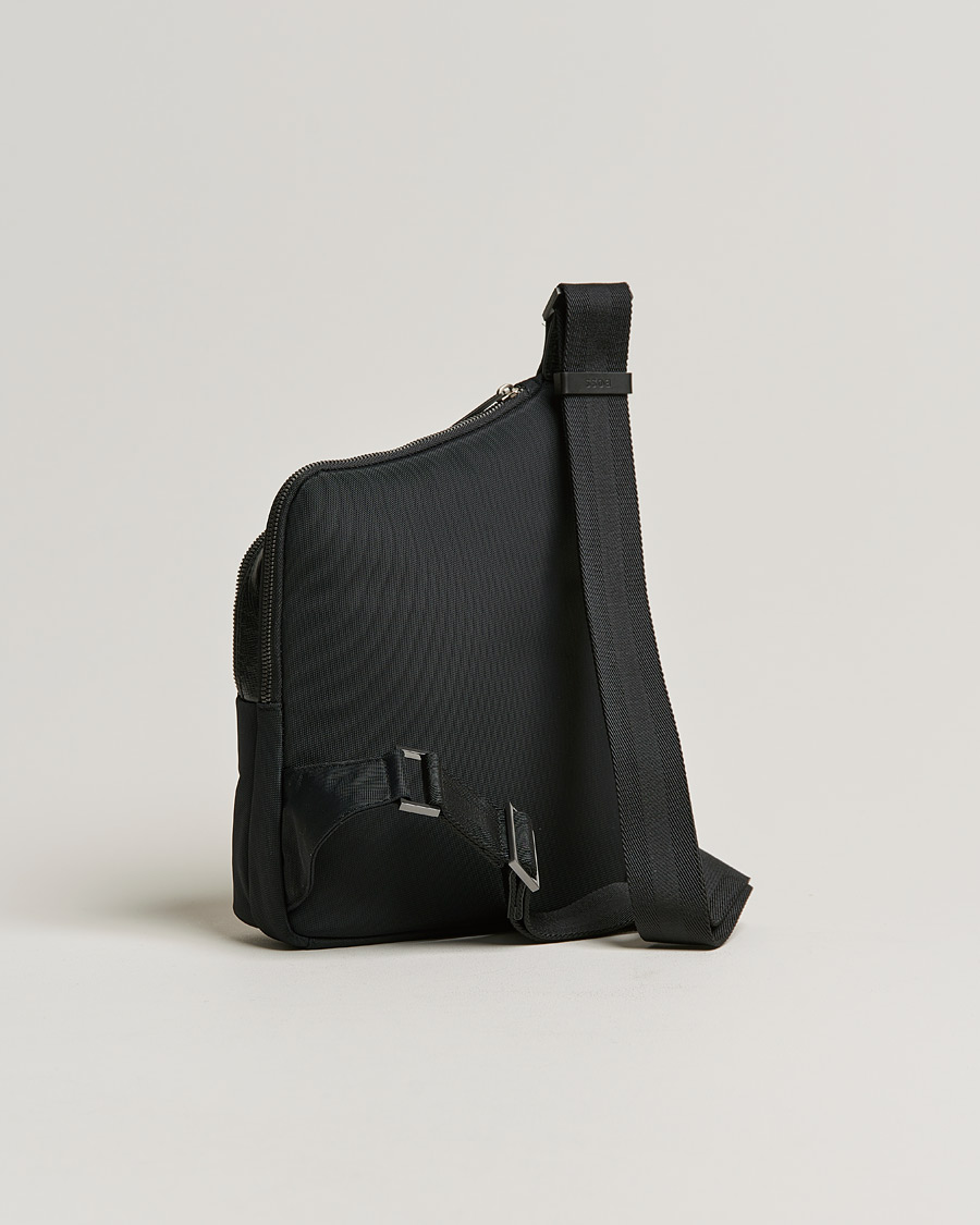 Homme | First Class Crossbody Bag Black | BOSS BLACK | First Class Crossbody Bag Black
