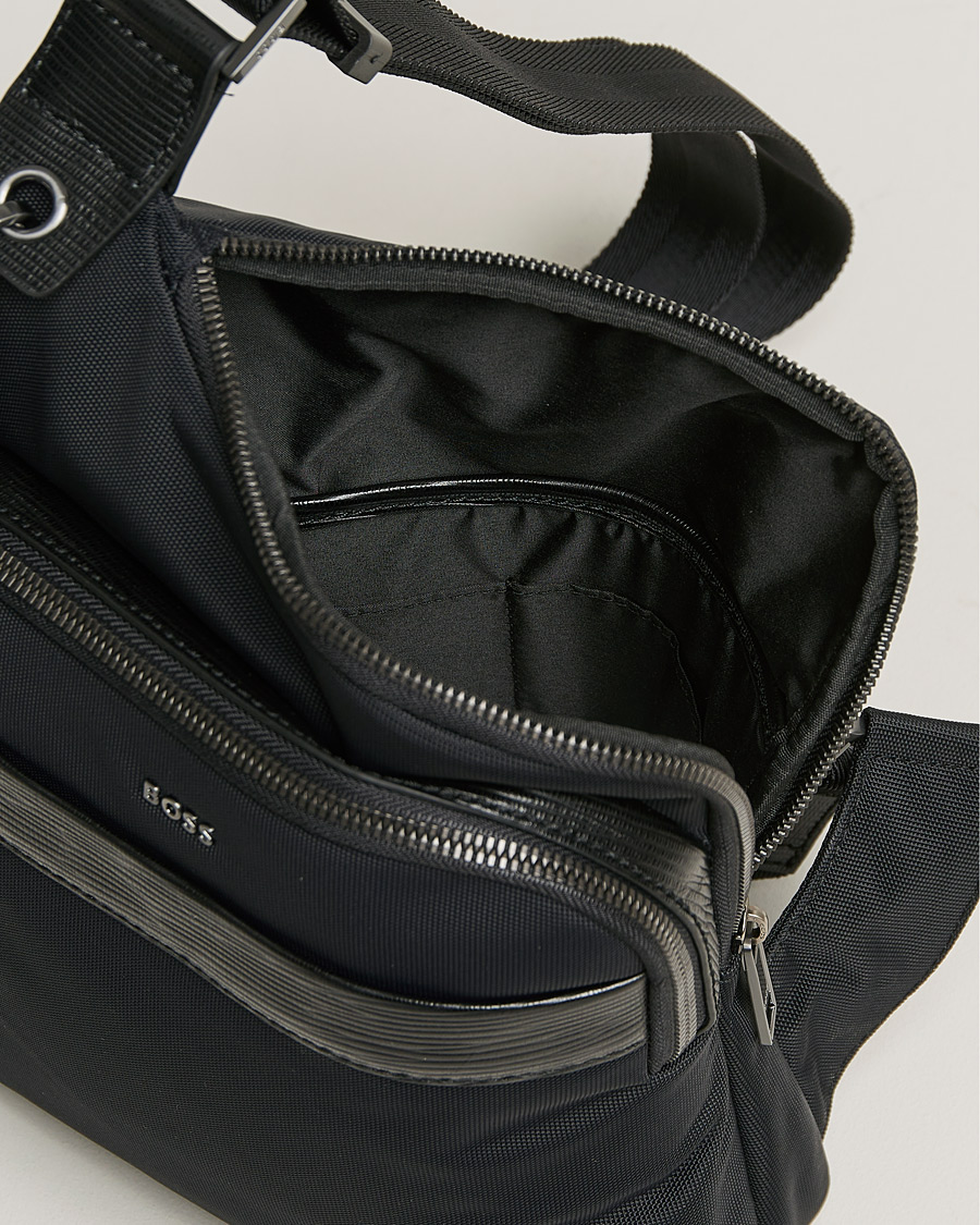 Homme | First Class Crossbody Bag Black | BOSS BLACK | First Class Crossbody Bag Black