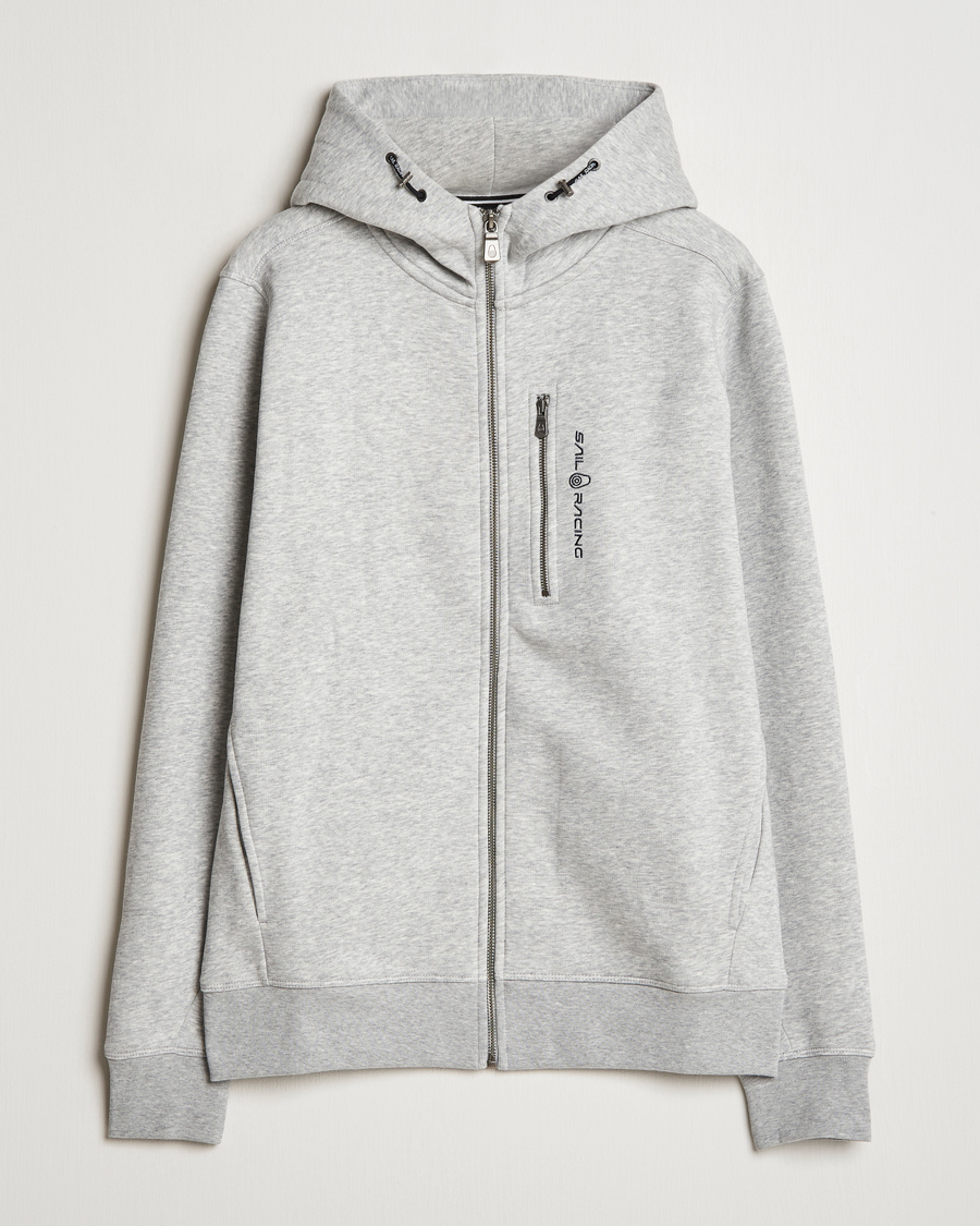 Homme | Pulls Et Tricots | Sail Racing | Bowman Full Zip Hoodie Grey Melange