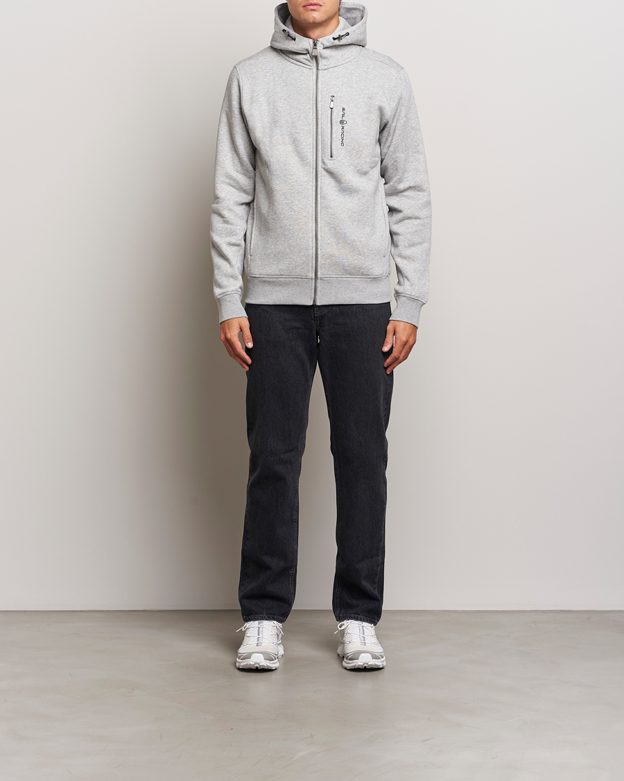 Homme | Pulls Et Tricots | Sail Racing | Bowman Full Zip Hoodie Grey Melange