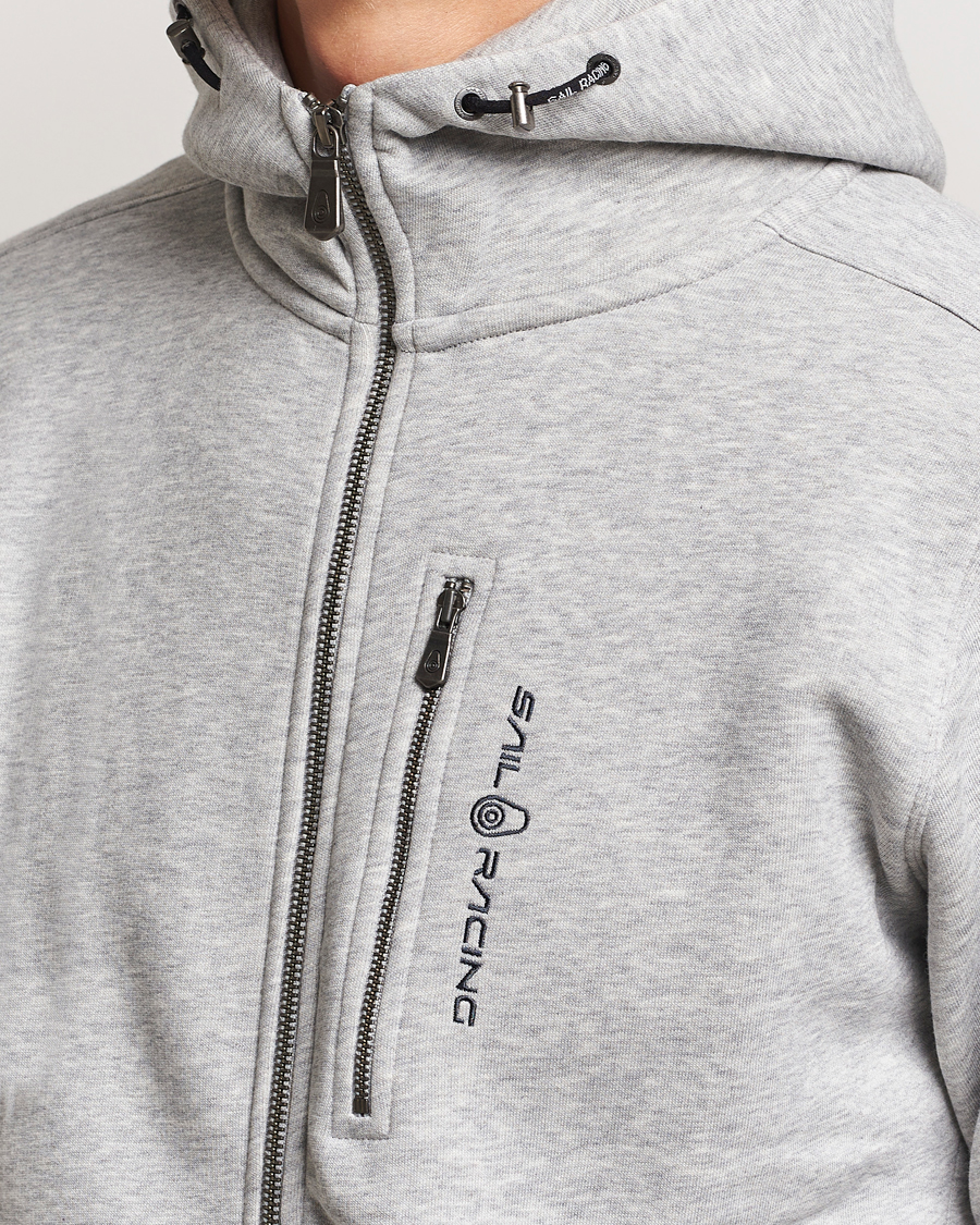 Homme | Pulls Et Tricots | Sail Racing | Bowman Full Zip Hoodie Grey Melange
