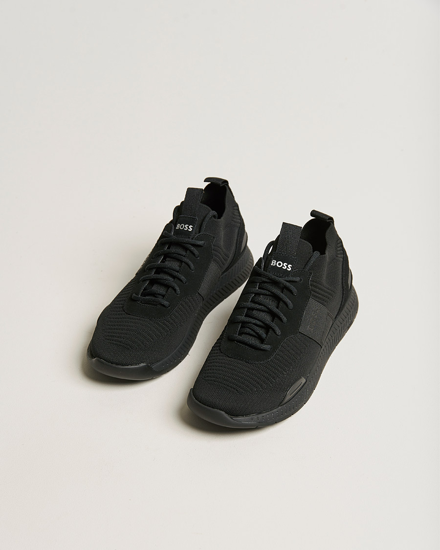 Homme | Titanium Running Sneaker Black | BOSS BLACK | Titanium Running Sneaker Black