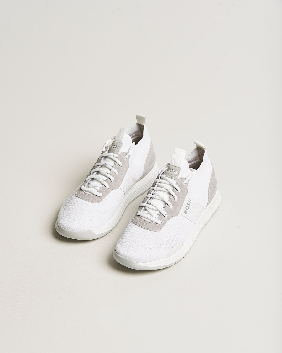 Homme | Titanium Running Sneaker White | BOSS BLACK | Titanium Running Sneaker White