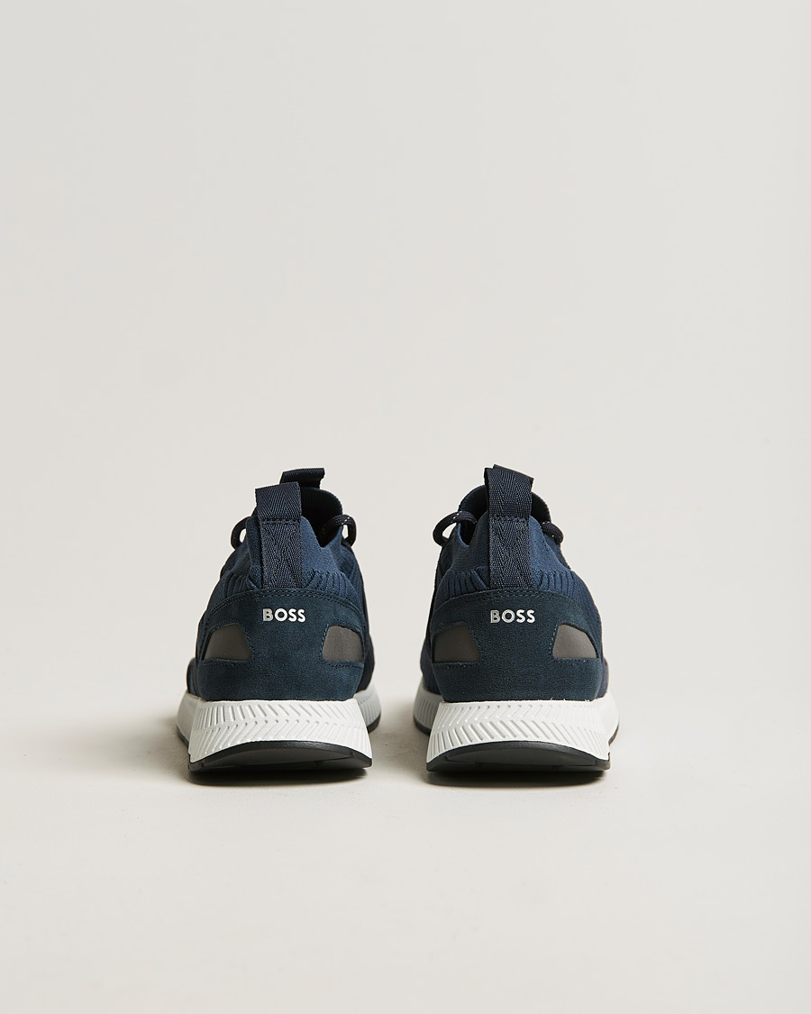 Homme | Titanium Running Sneaker Dark Blue | BOSS BLACK | Titanium Running Sneaker Dark Blue