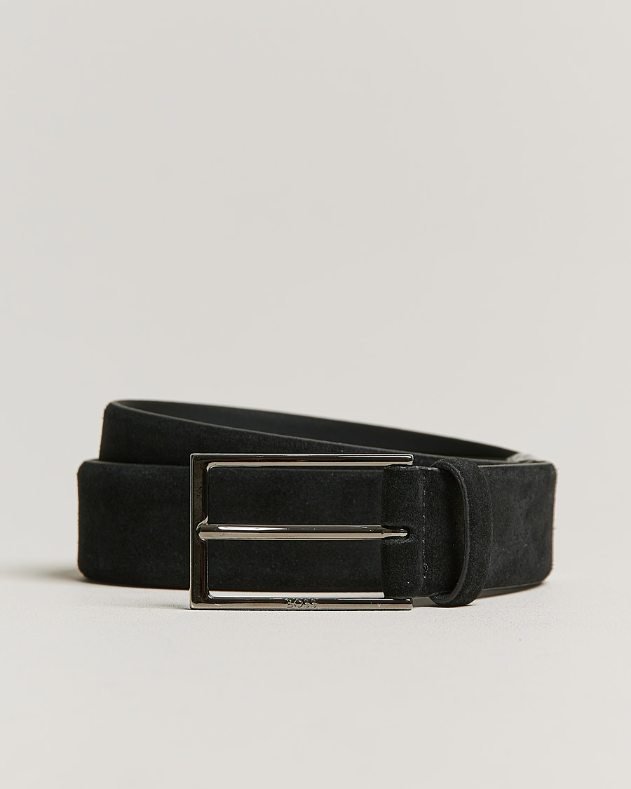 Homme | Calindo Suede Belt Black | BOSS BLACK | Calindo Suede Belt Black