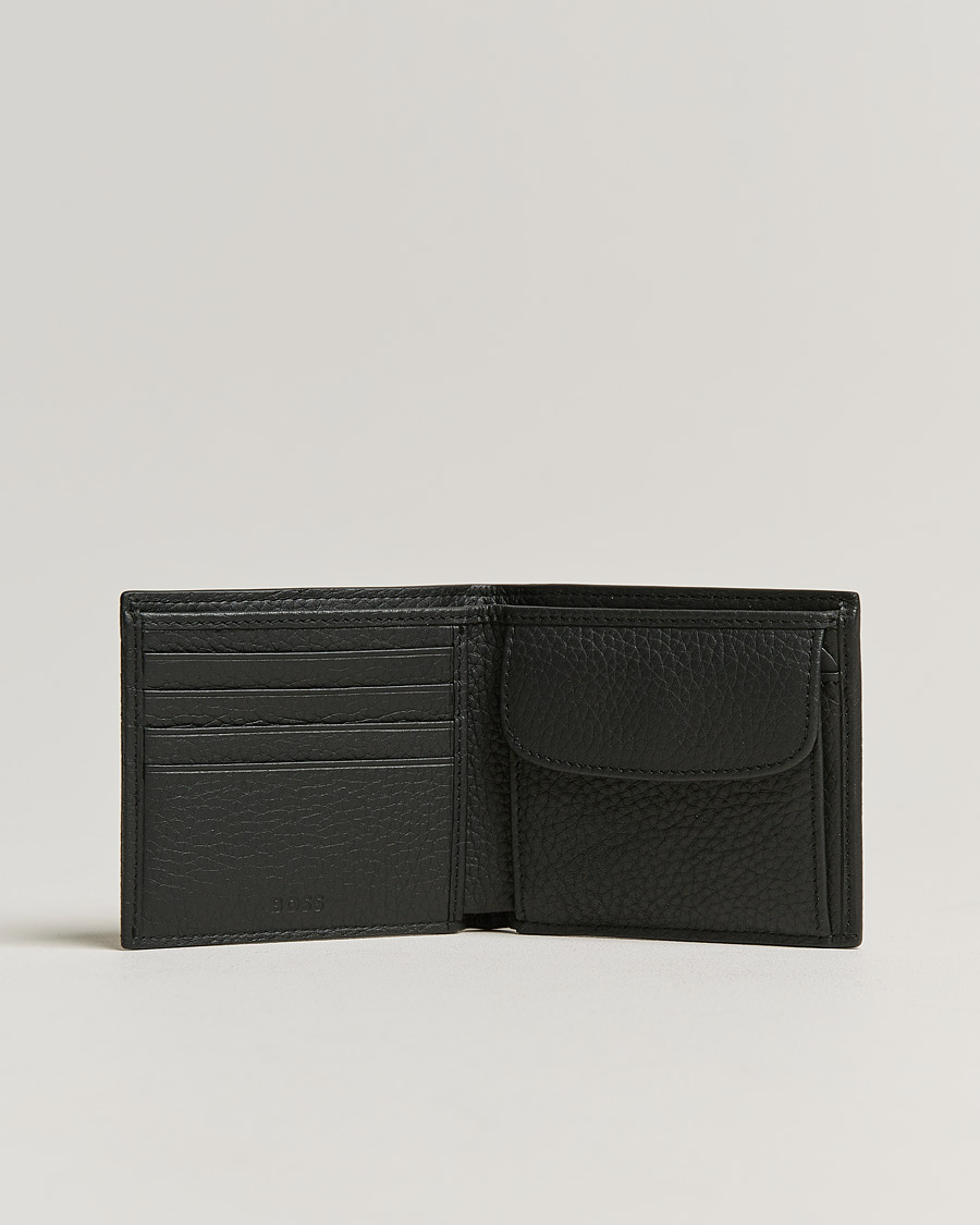 Homme | Portefeuilles | BOSS BLACK | Crosstown Leather Wallet Black