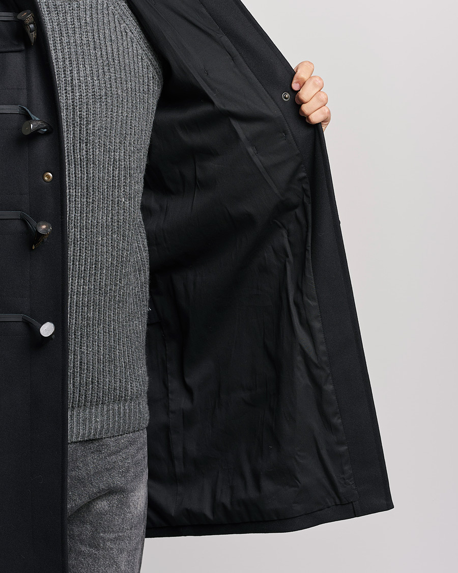 Homme | Manteaux Et Vestes | Gloverall | Cashmere Blend Duffle Coat Black