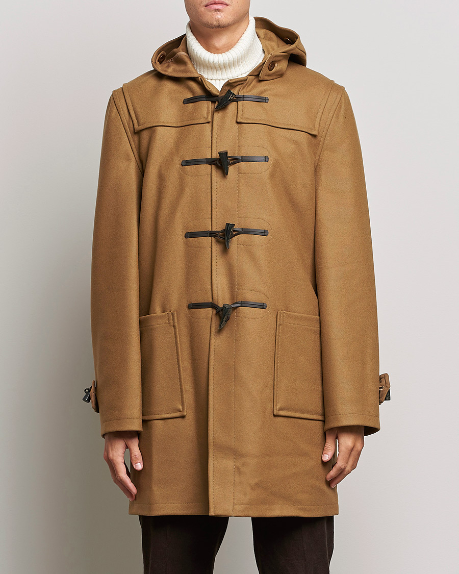 Homme |  | Gloverall | Cashmere Blend Duffle Coat Camel