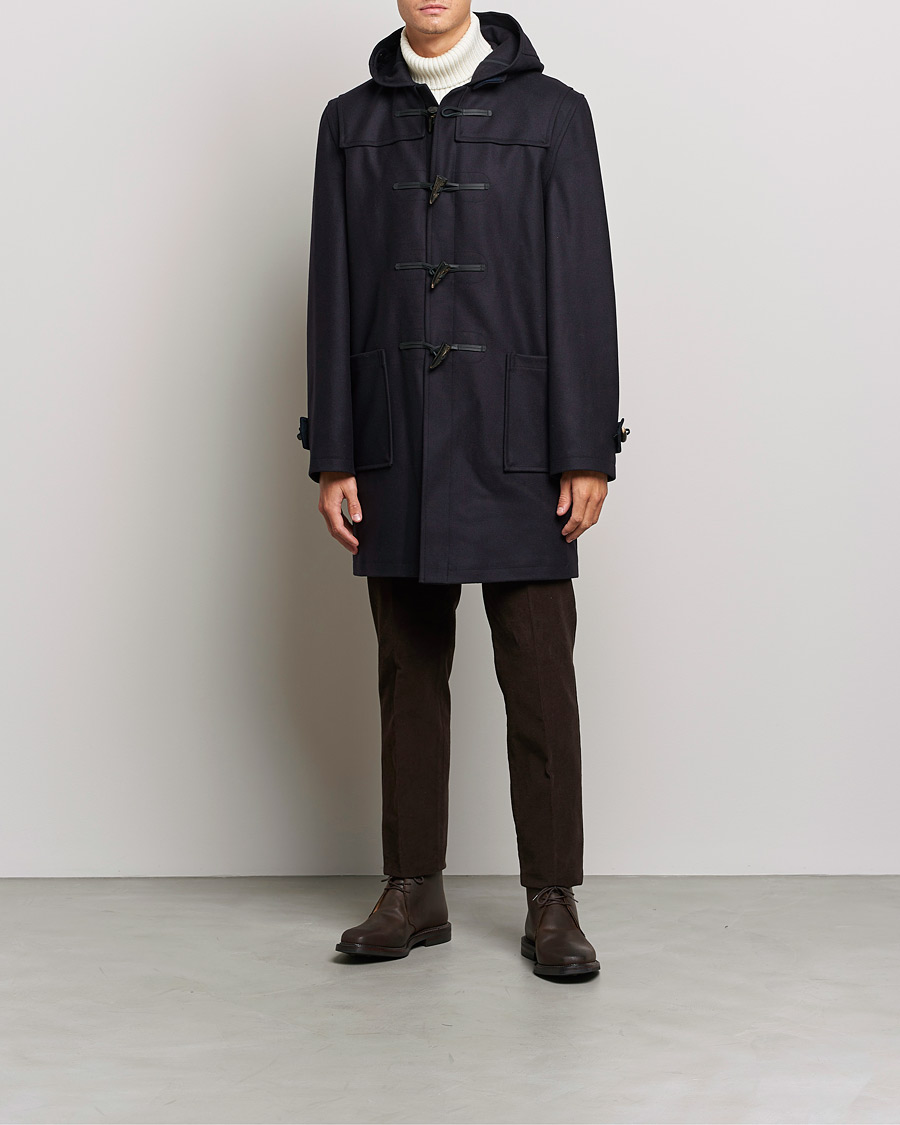 Homme | Manteaux Et Vestes | Gloverall | Cashmere Blend Duffle Coat Navy