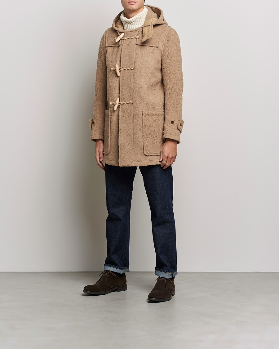 Homme | Manteaux Et Vestes | Gloverall | Monty Casentino Wool Duffle Coat Camel