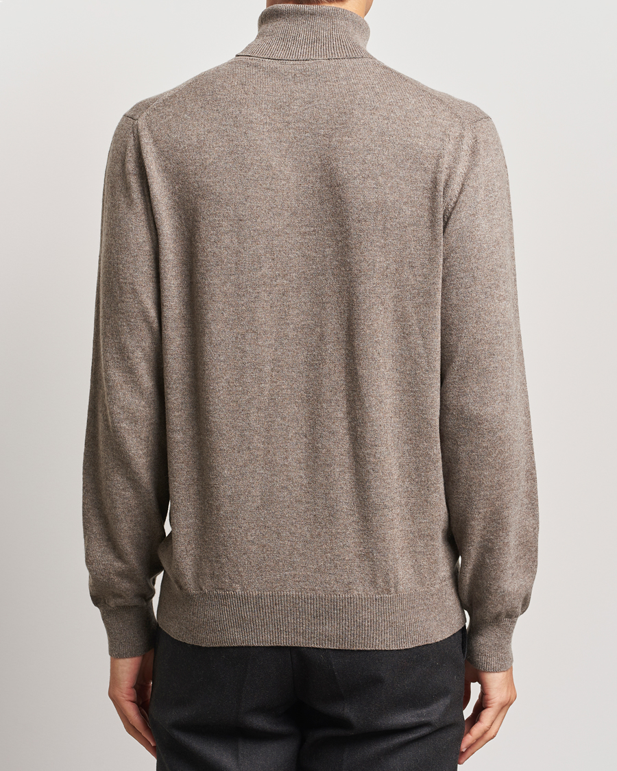 Homme | Pulls Et Tricots | Piacenza Cashmere | Cashmere Rollneck Sweater Brown