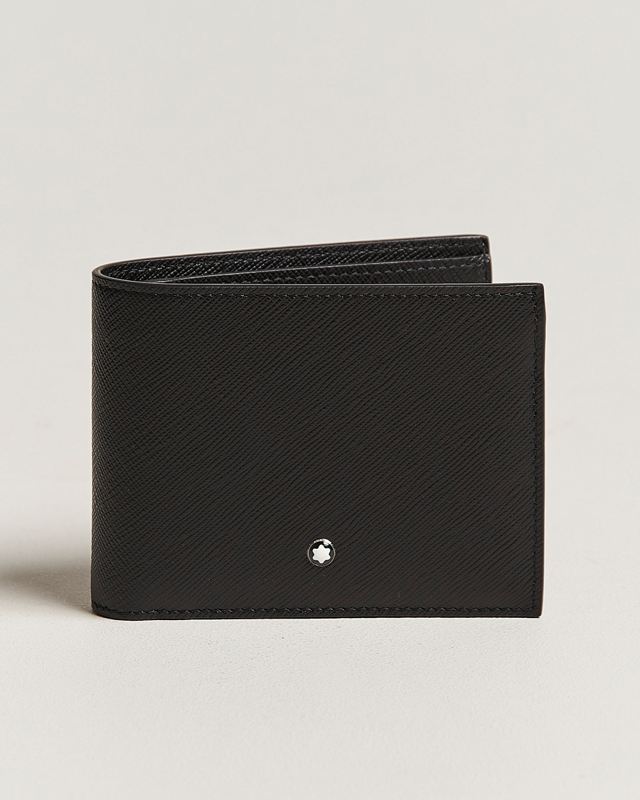 Homme | Montblanc Sartorial Wallet 6cc with 2 View Pockets Black | Montblanc | Sartorial Wallet 6cc with 2 View Pockets Black