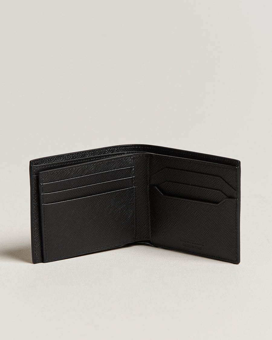 Homme | Montblanc Sartorial Wallet 6cc with 2 View Pockets Black | Montblanc | Sartorial Wallet 6cc with 2 View Pockets Black
