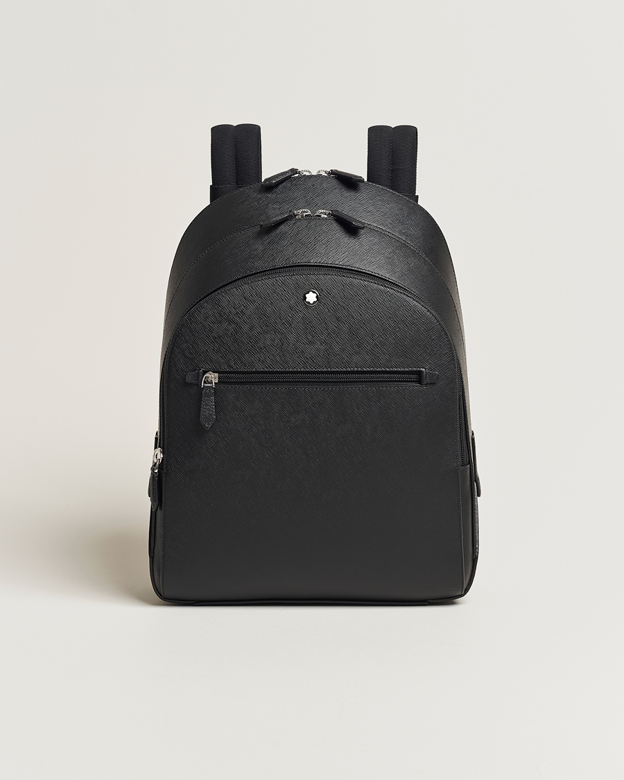 Homme | Montblanc Sartorial Medium Backpack 3 Compartments Black | Montblanc | Sartorial Medium Backpack 3 Compartments Black