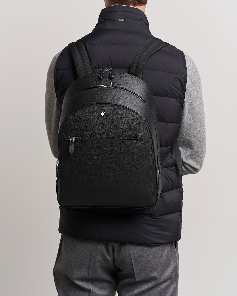 Homme | Sacs | Montblanc | Sartorial Medium Backpack 3 Compartments Black