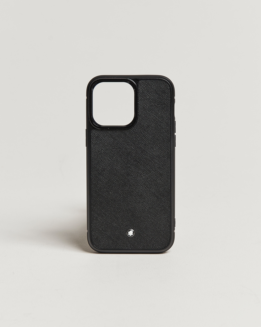 Homme | Montblanc Sartorial Hard Phone Case iPhone 14 Pro Max Black | Montblanc | Sartorial Hard Phone Case iPhone 14 Pro Max Black