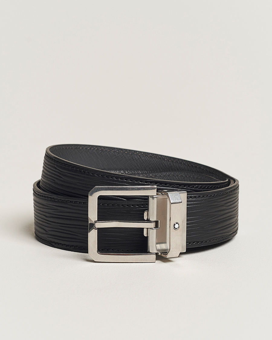 Homme | Ceintures | Montblanc | 35mm Leather Belt Black