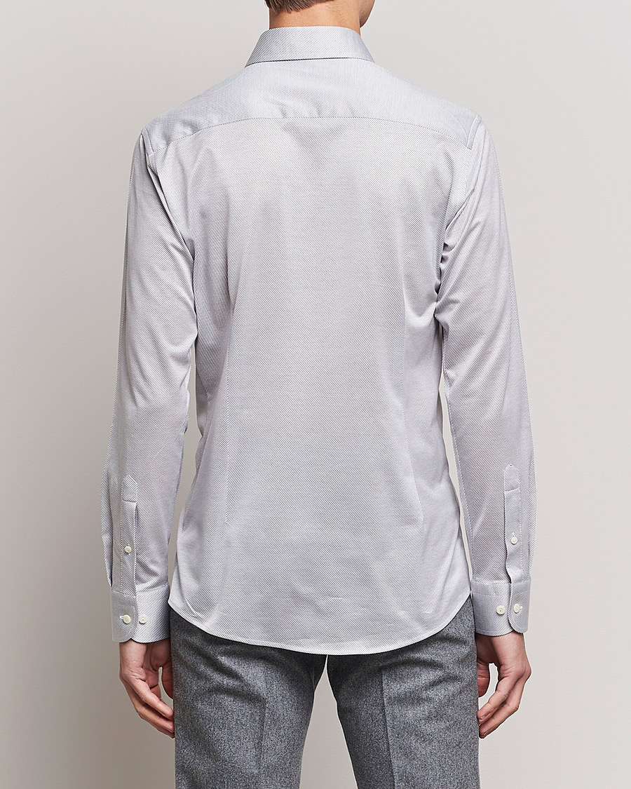 Homme | Chemises | Eton | King Knit Filo Di Scozia Shirt Grey