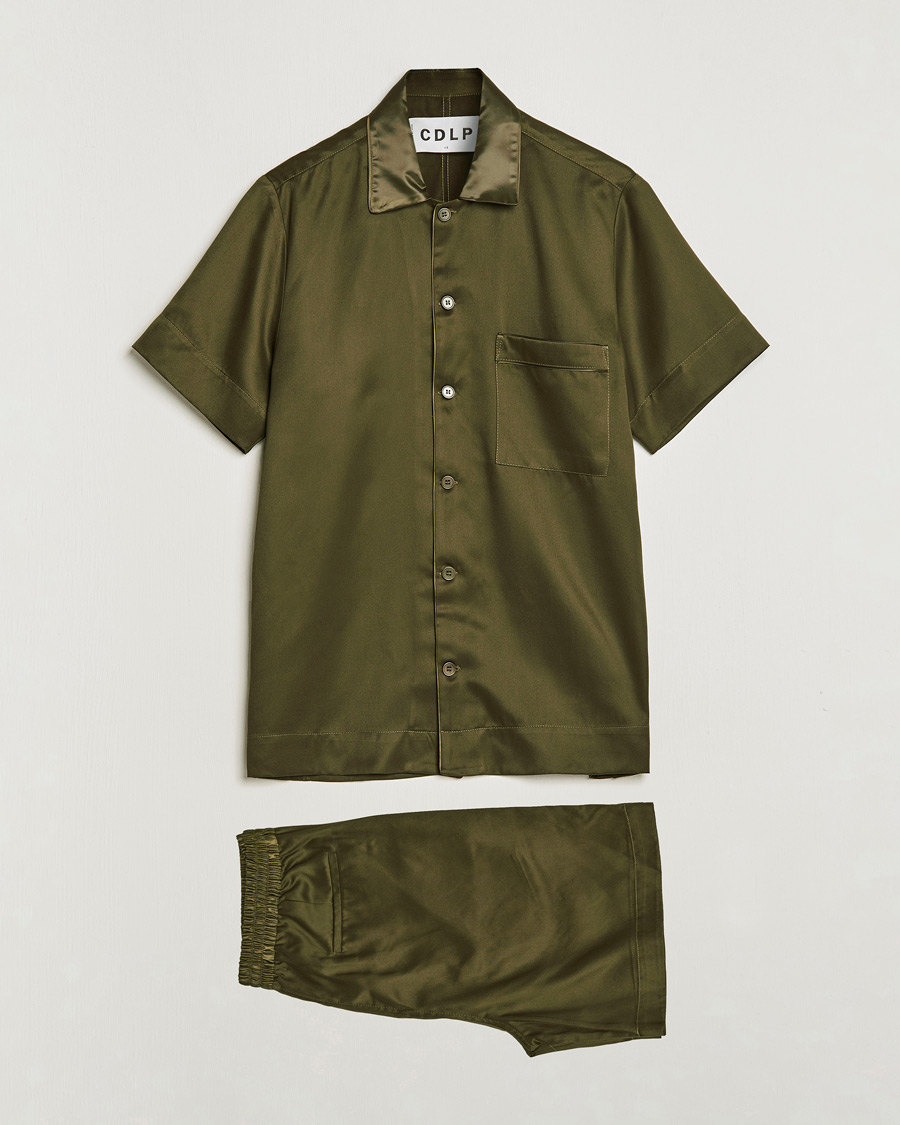 Homme | CDLP Short Sleeve Lounge Set Olive | CDLP | Short Sleeve Lounge Set Olive