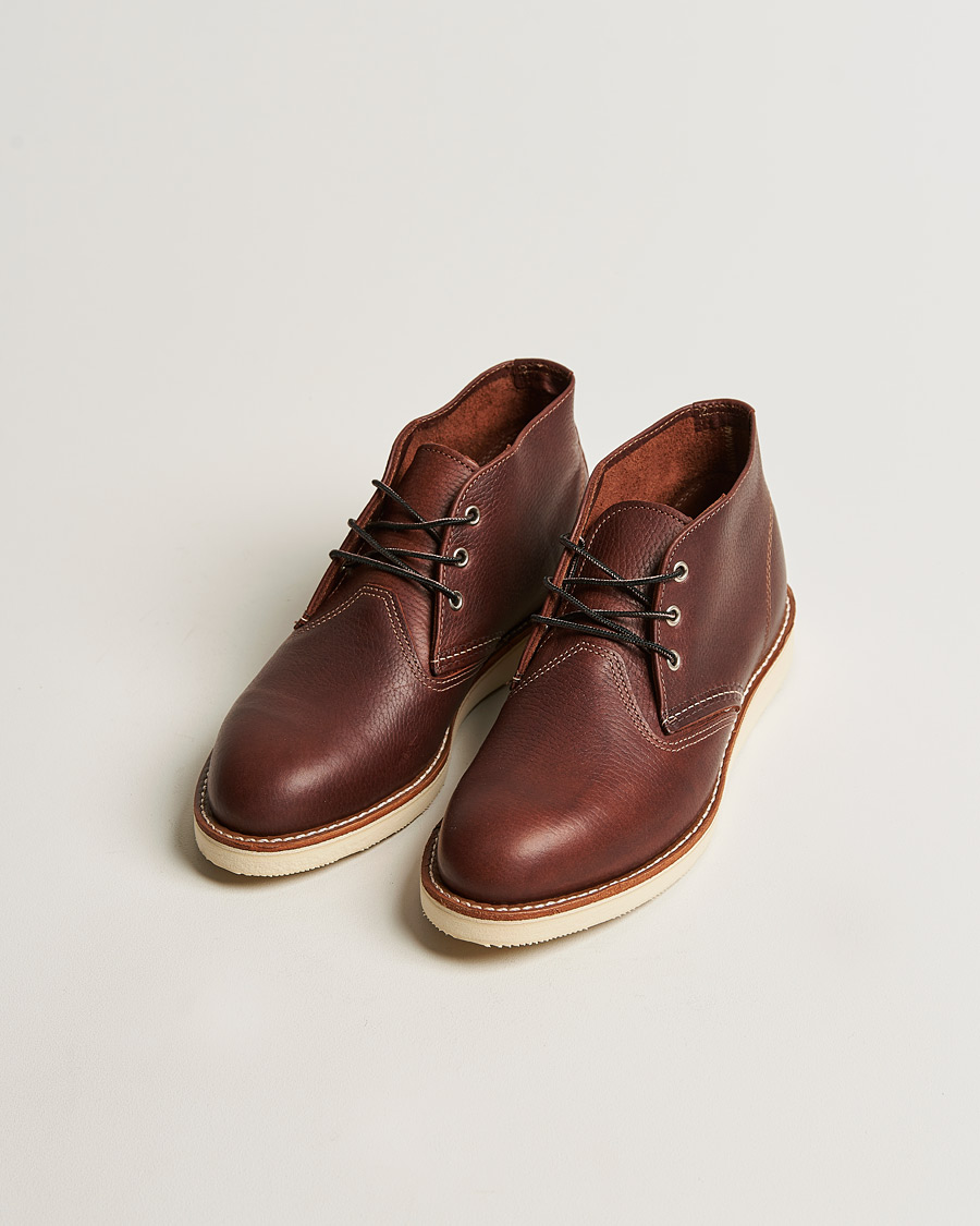 Homme | American Heritage | Red Wing Shoes | Work Chukka Briar Oil Slick Leather