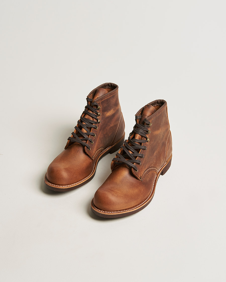 Homme | Bottes À Lacets | Red Wing Shoes | Blacksmith Boot Copper Rough/Tough Leather