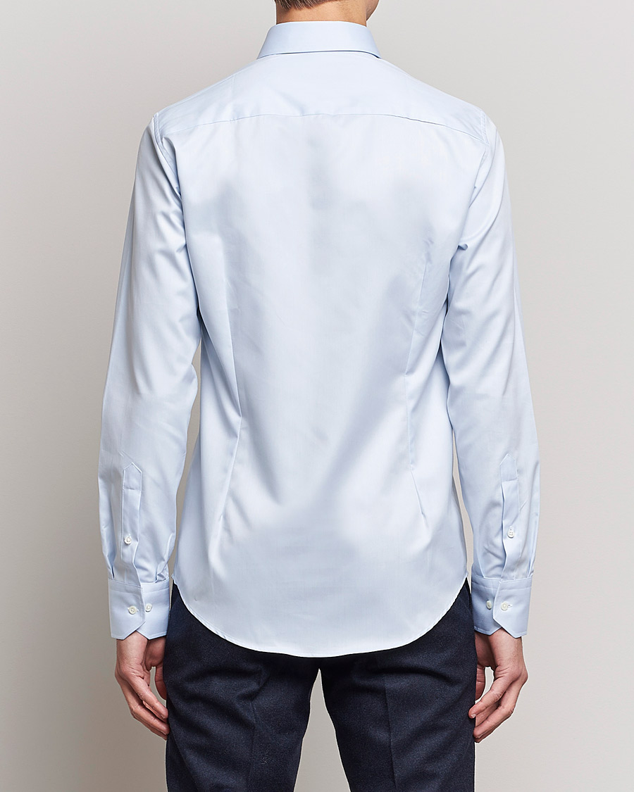 Homme | Chemises | Stenströms | Superslim Plain Shirt Blue