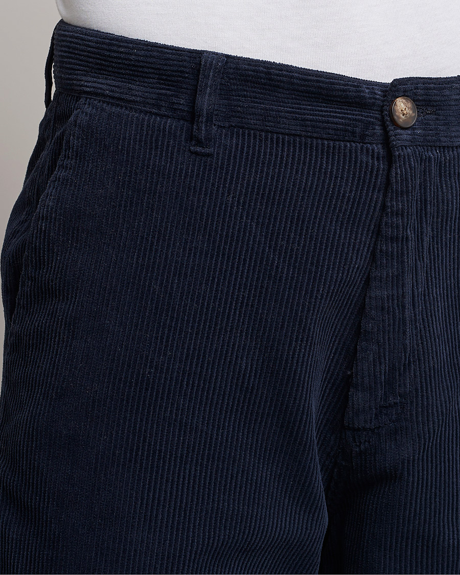 Homme | Pantalons | A Day's March | Redwood Cord Trousers Navy