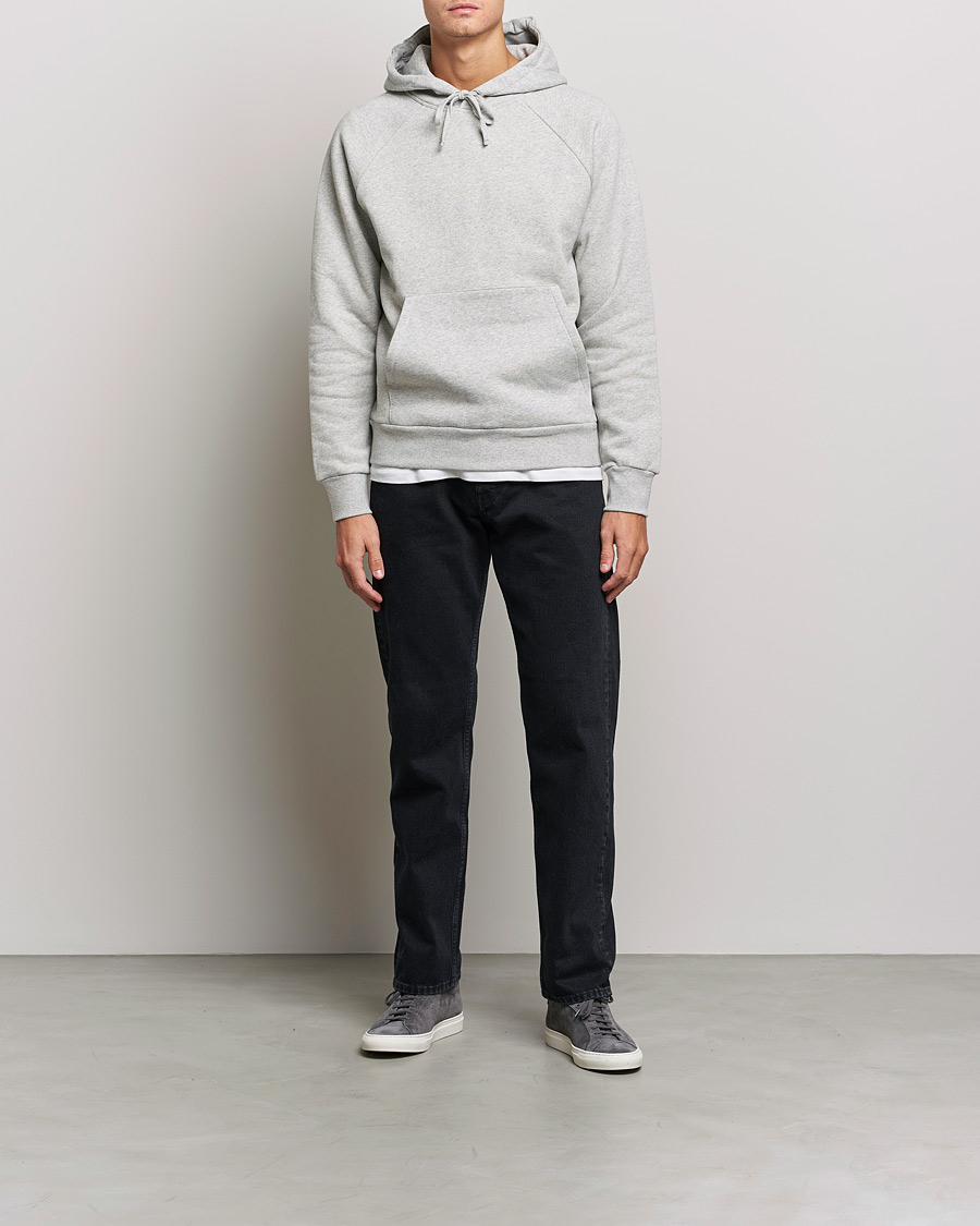Homme | Pulls Et Tricots | A Day's March | Lafayette Organic Cotton Hoodie Grey Melange