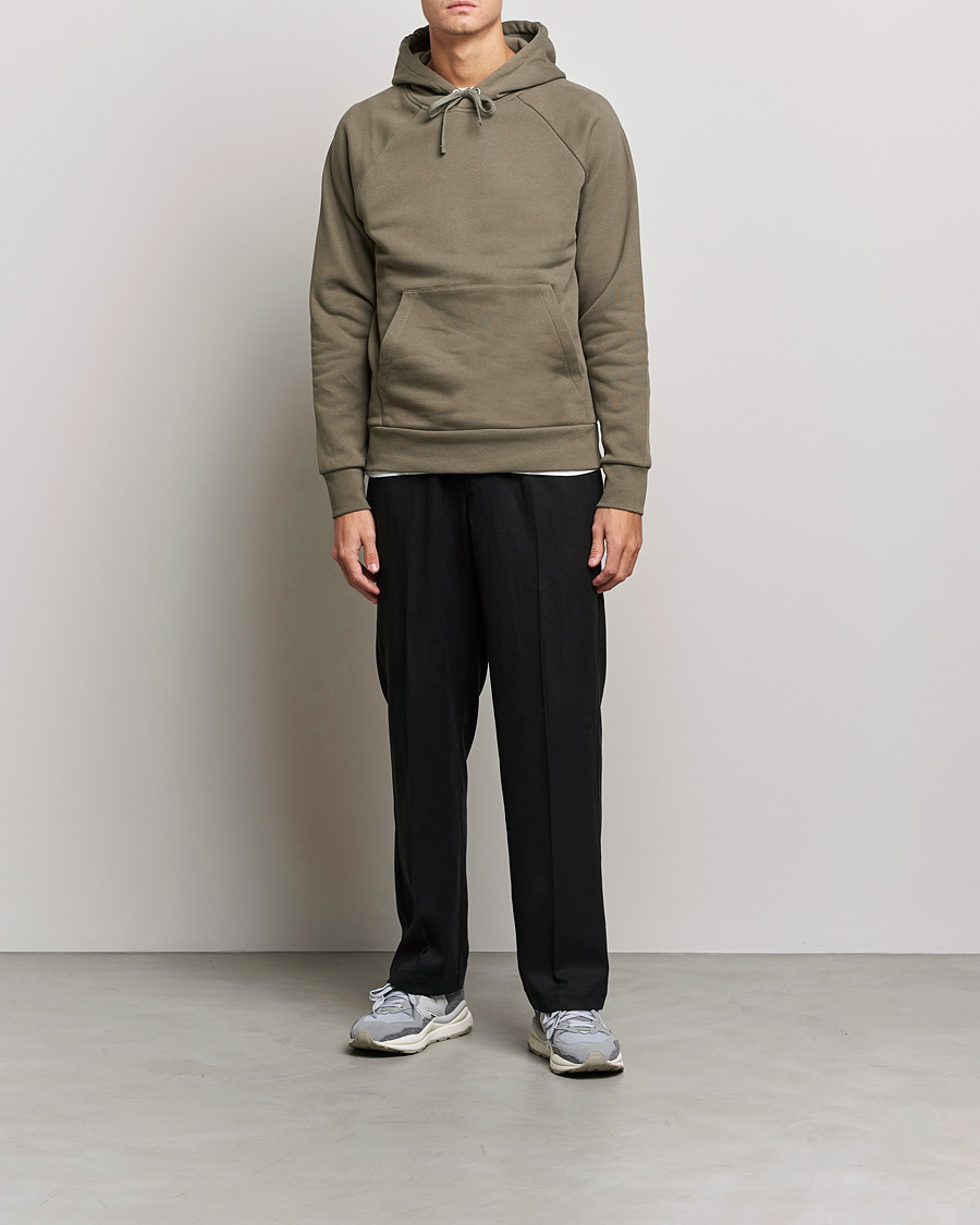 Homme | Pulls Et Tricots | A Day's March | Lafayette Organic Cotton Hoodie Army