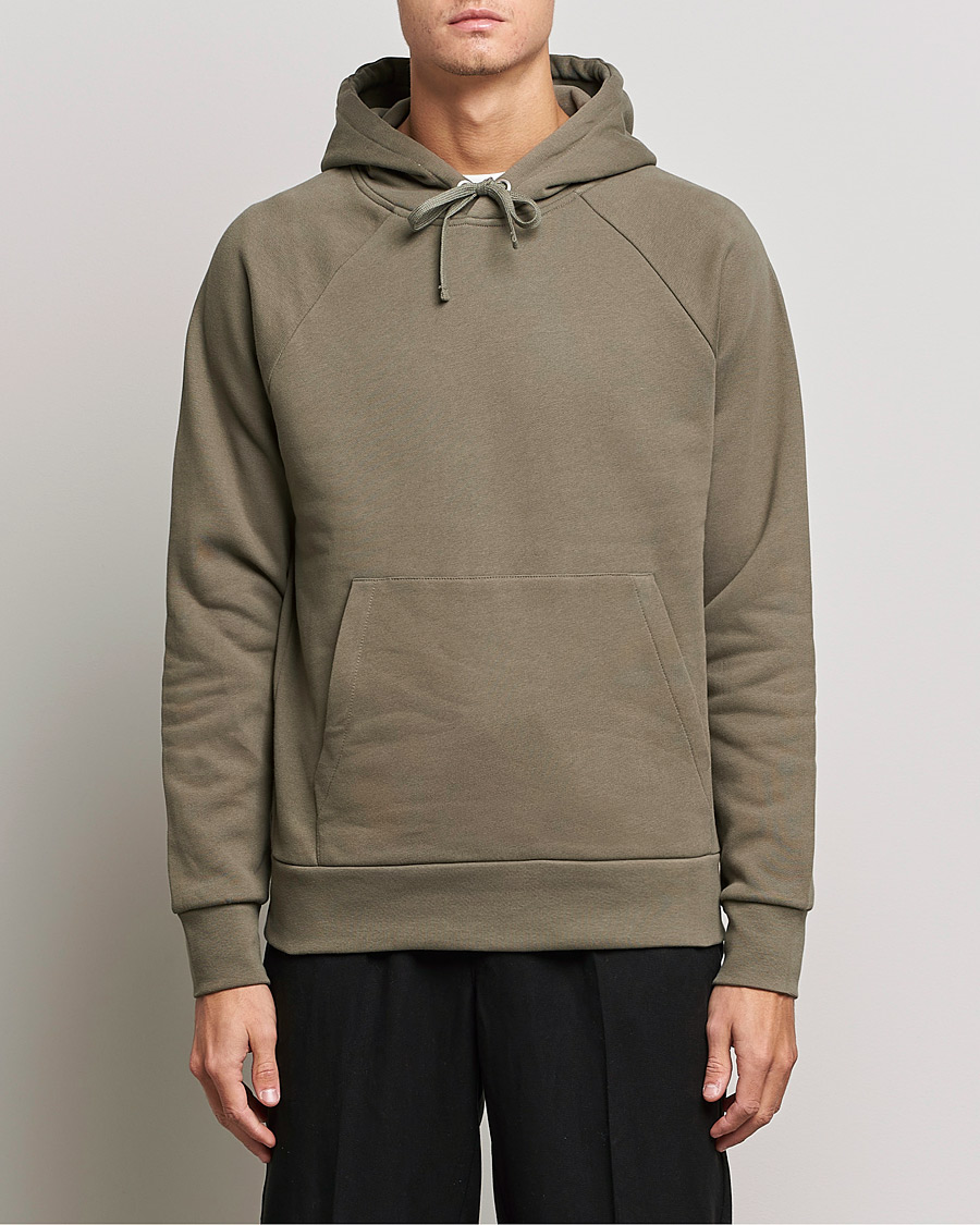 Homme | Pulls Et Tricots | A Day's March | Lafayette Organic Cotton Hoodie Army