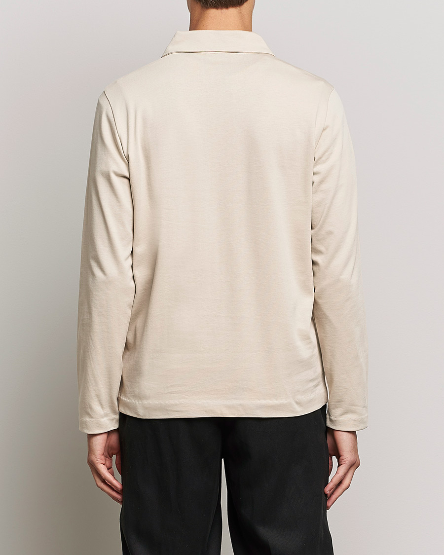 Homme | Pulls Et Tricots | A Day's March | Branford Long Sleeve Jersey Polo Sand
